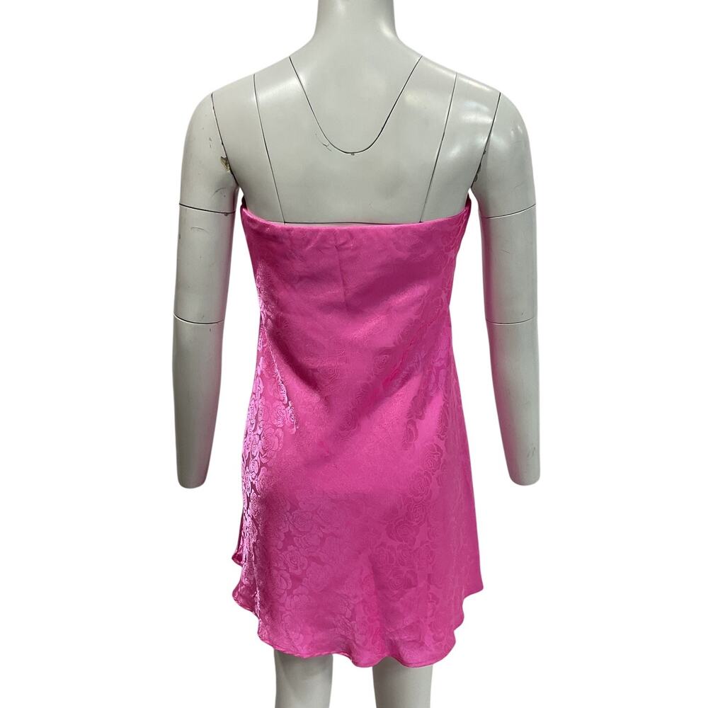 Show Me Your Mumu Chic Bright Pink Rose Taylor Mini Dress Size M - Picture 3 of 5